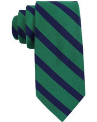 Cravatta a righe orizzontali verde