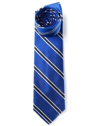Cravatta a righe verticali blu di Polo Ralph Lauren