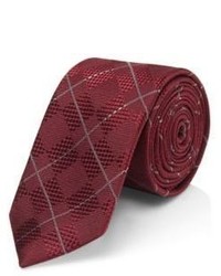 Cravatta a rombi rossa
