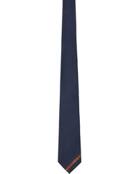 Cravatta blu scuro di Gucci