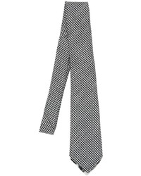 Cravatta con motivo pied de poule