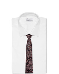 Cravatta con stampa cachemire nera di Kingsman