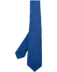 Cravatta di jeans blu di Kiton