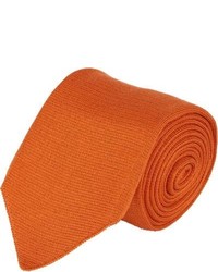 Cravatta di lana arancione