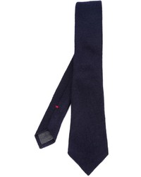 Cravatta di lana blu scuro di Brunello Cucinelli