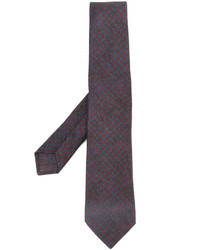 Cravatta di lana blu scuro di Kiton