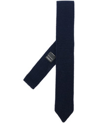 Cravatta di lana blu scuro di Z Zegna