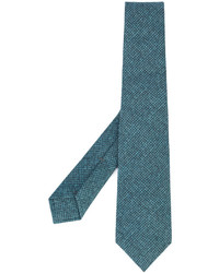 Cravatta di lana foglia di tè di Kiton