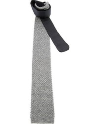 Cravatta di lana grigia di Ermenegildo Zegna