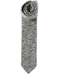 Cravatta di lana grigia di Kris Van Assche