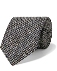 Cravatta di lana grigio scuro di Oliver Spencer