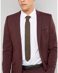 Cravatta di lana marrone di Asos