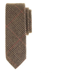 Cravatta di lana scozzese marrone