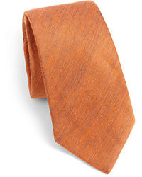 Cravatta di lana terracotta