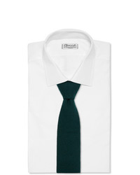Cravatta di lana verde scuro di Lardini