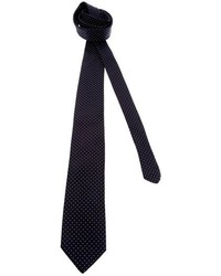 Cravatta di seta a pois nera di Dolce & Gabbana