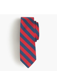 Cravatta di seta a righe orizzontali