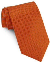 Cravatta di seta arancione