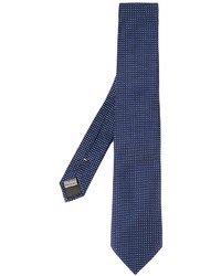 Cravatta di seta blu scuro di Canali