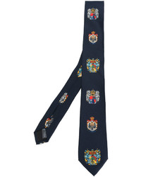 Cravatta di seta blu scuro di Dolce & Gabbana
