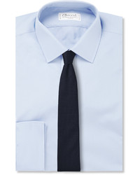 Cravatta di seta blu scuro di Drakes