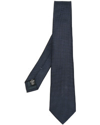 Cravatta di seta blu scuro di Ermenegildo Zegna