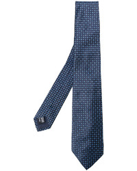 Cravatta di seta blu scuro di Giorgio Armani