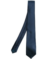 Cravatta di seta blu scuro di Lanvin