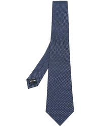 Cravatta di seta blu scuro di Z Zegna