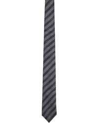 Cravatta di seta blu scuro di Zegna