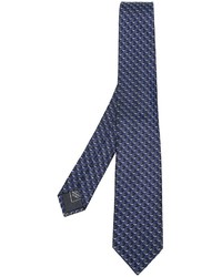 Cravatta di seta blu di Brioni