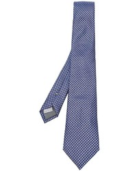 Cravatta di seta blu di Canali
