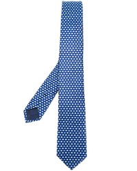 Cravatta di seta blu di Ermenegildo Zegna