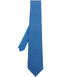 Cravatta di seta blu di Etro