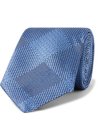 Cravatta di seta blu di Turnbull & Asser