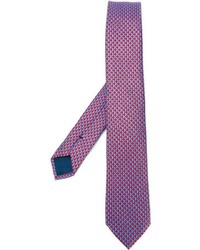 Cravatta di seta bordeaux di Ermenegildo Zegna