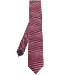 Cravatta di seta bordeaux di Lanvin