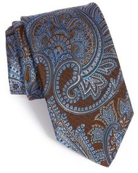 Cravatta di seta con stampa cachemire