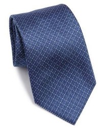 Cravatta di seta con stelle blu