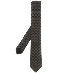 Cravatta di seta con stelle grigio scuro di Givenchy
