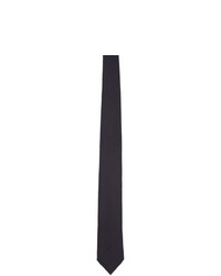 Cravatta di seta geometrica nera di Ermenegildo Zegna