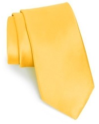 Cravatta di seta gialla