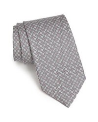 Cravatta di seta grigia