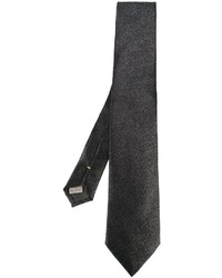 Cravatta di seta grigio scuro di Canali