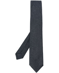 Cravatta di seta grigio scuro di Kiton