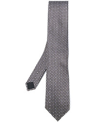 Cravatta di seta grigio scuro di Lanvin