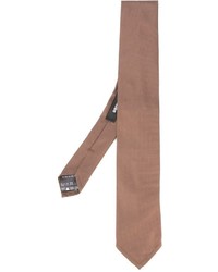 Cravatta di seta marrone di DSQUARED2