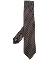 Cravatta di seta marrone di Ermenegildo Zegna