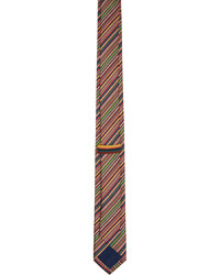 Cravatta di seta multicolore di Paul Smith