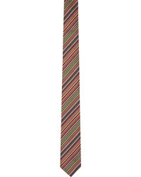 Cravatta di seta multicolore di Paul Smith